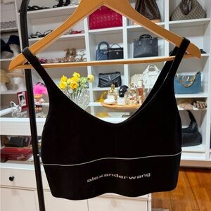 Alexander Wang Black Bra Top